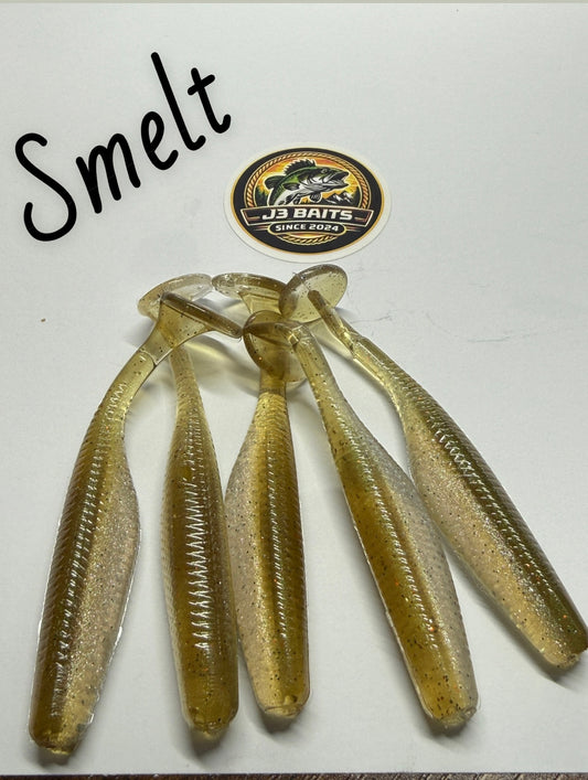 3.5" Swim Baits - 6 Count